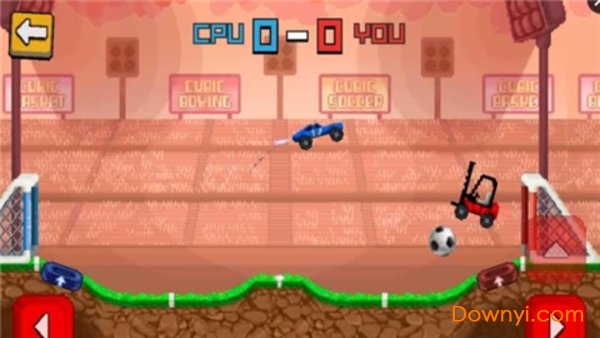 双人像素汽车足球内购修改版(pixel cars soccer) v1.5 安卓版1