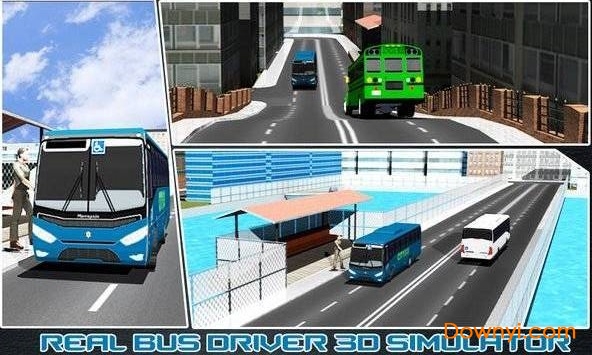 真正的公交车司机3d模拟器游戏(real bus driver 3d simulator) v1.4 安卓版1