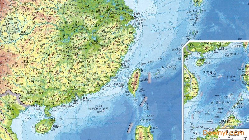 中国地图全图高清版本 截图0