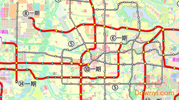 郑州地铁规划图2030年版