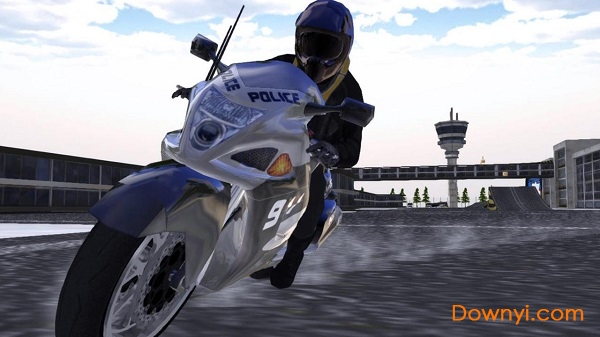 警察摩托车驾驶模拟器游戏