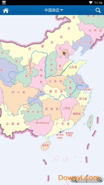 中国行政区划地图软件 v1.3 安卓版1