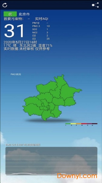 北京空气质量实时监测查询软件 v3.19 安卓版0