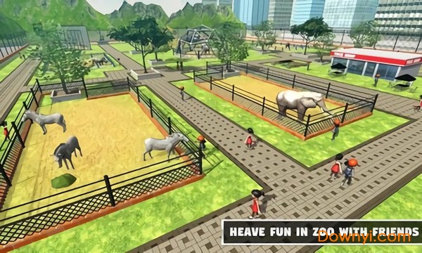 动物园建造模拟器游戏 截图0