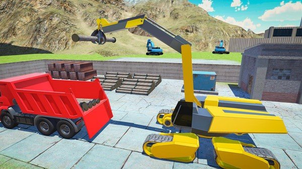 未来派挖掘机建设模拟器游戏下载