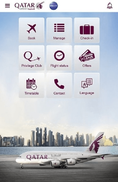 卡塔尔航空app中文版