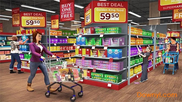 超市购物模拟游戏 截图1