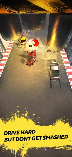 功夫赛车游戏(Smash Car 3D) 截图1
