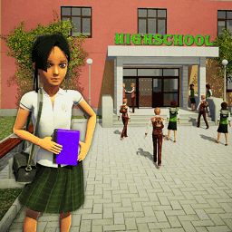 虚拟高中女孩生活模拟器游戏