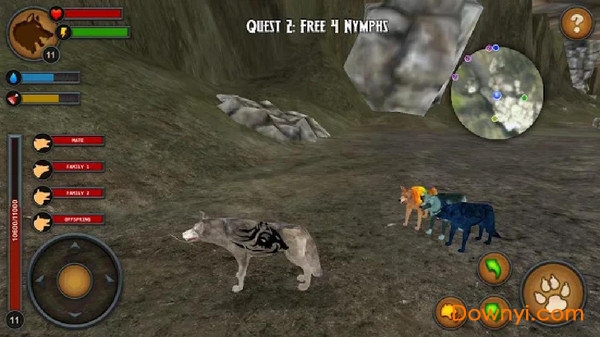 森林狼模拟器游戏 v1.5 安卓版1