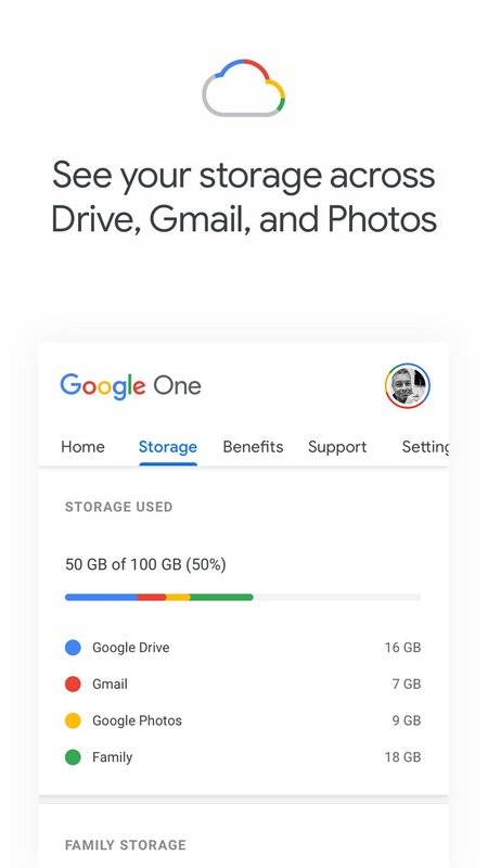 谷歌云盘无限容量版(Google One) v1.63.309504111 安卓版0