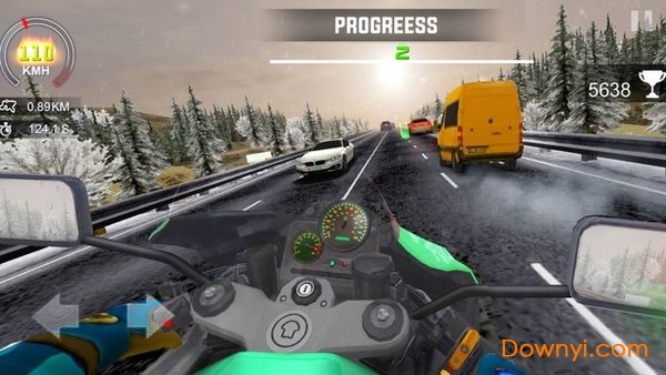 狂热摩托暴力摩托车模拟驾驶赛车手机版 截图1