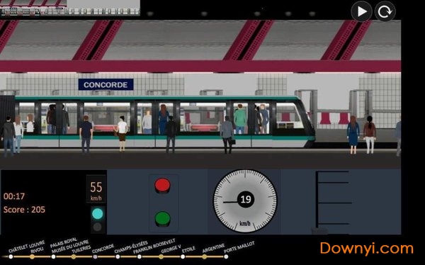 巴黎地铁模拟器免费版(métro simulator) 截图1