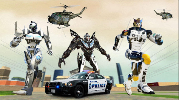 警车变形机器人英雄游戏-警车变形机器人英雄手游下载