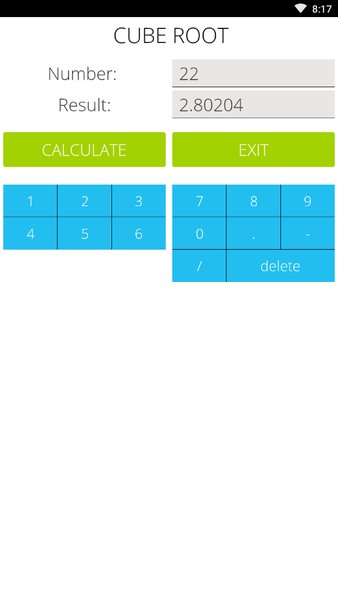 立方根计算器app v3.0 安卓版1