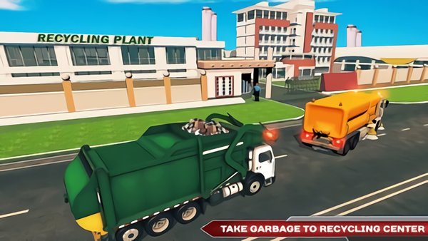 城市垃圾车模拟器手机版 截图1