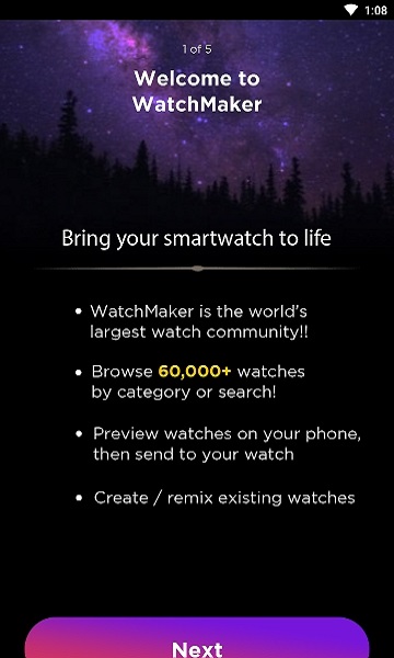 WatchMaker手表端app 截图0
