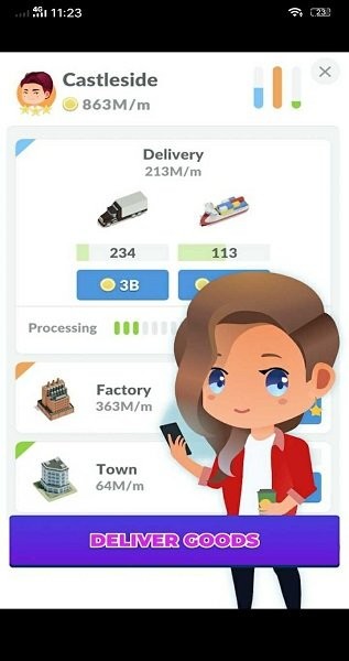 空闲送货城市大亨手机版 v3.3.3 安卓版0