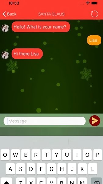 圣诞老人来电app(Fake Call From Santa) 截图0