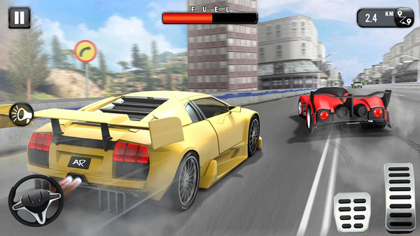 3D飙车手机游戏 截图0