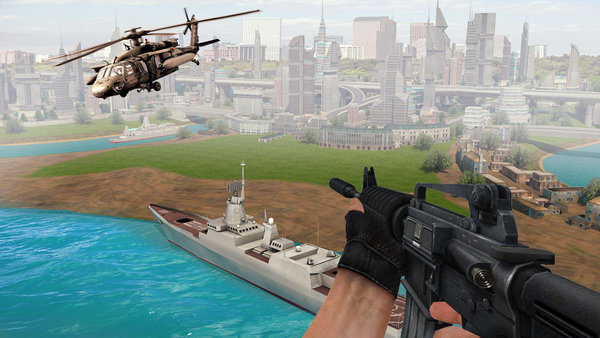 直升机空中狙击手火车模拟版