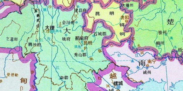 五代十国地图全图 电子版0