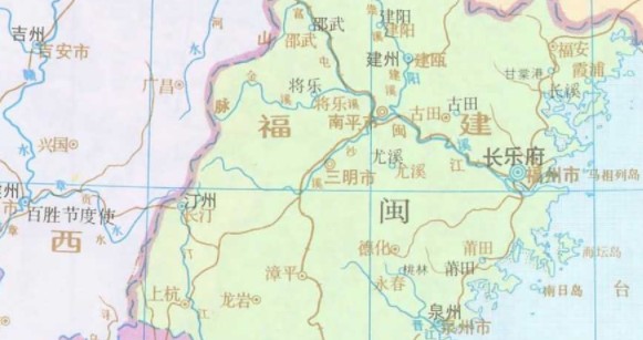 闽国地图高清版