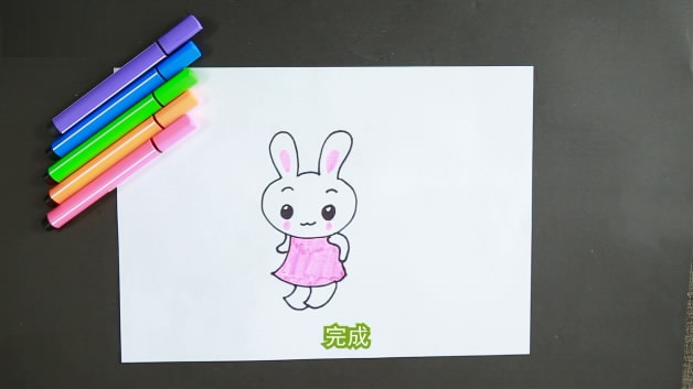 兔子简笔画儿童简笔画 截图0