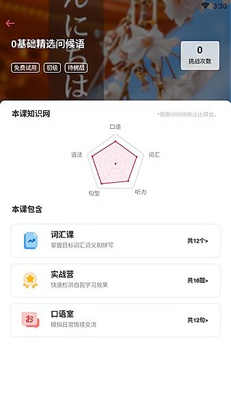 寿司日语学习手机版 v1.1.1 安卓版1