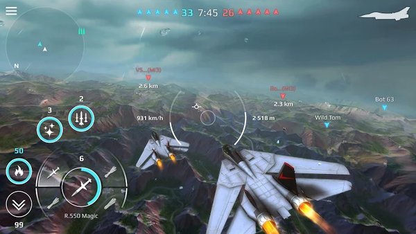 sky combat游戏(又名空战) 截图1