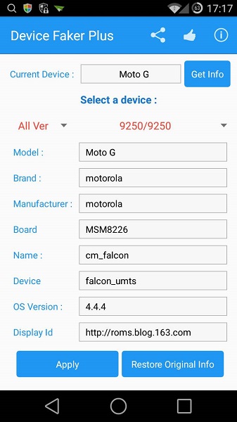 device faker plus v1.0.0 安卓汉化版1