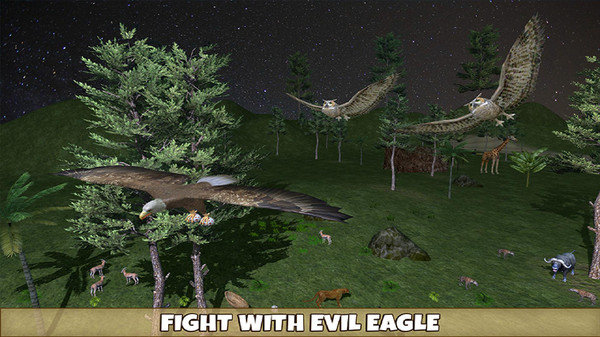 野生猫头鹰模拟器游戏 截图0