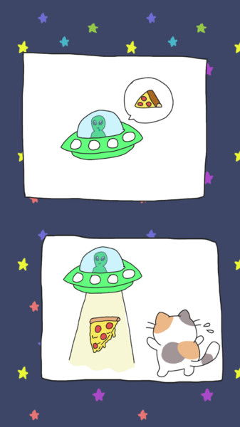 太空猫我想吃披萨手游 截图1