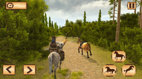 森林骑马模拟器游戏