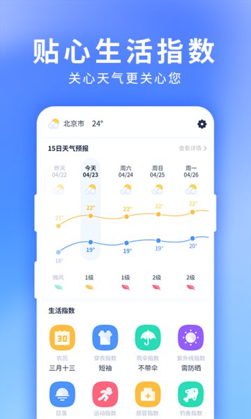 星晴天气app v1.0.5 安卓版1