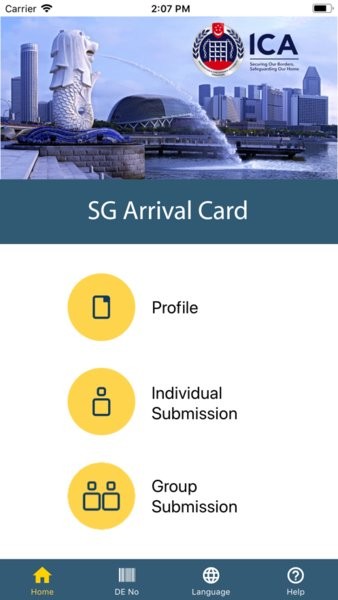 sg arrival card app下载