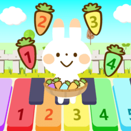 弹钢琴的兔子小游戏