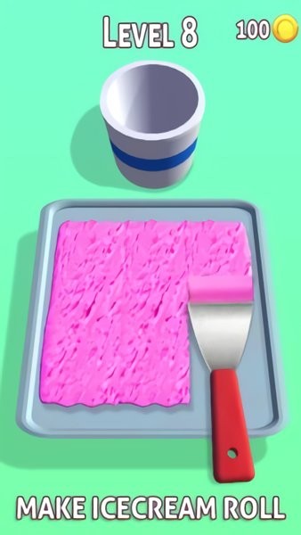 冰淇淋卷炒冰小游戏 截图0