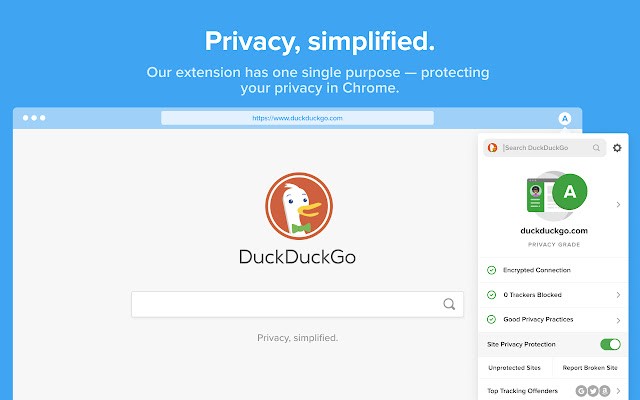 DuckDuckGo Privacy Essentials浏览器插件 截图0