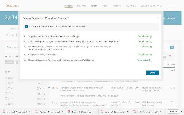 Scopus Document Download Manager最新版 截图1