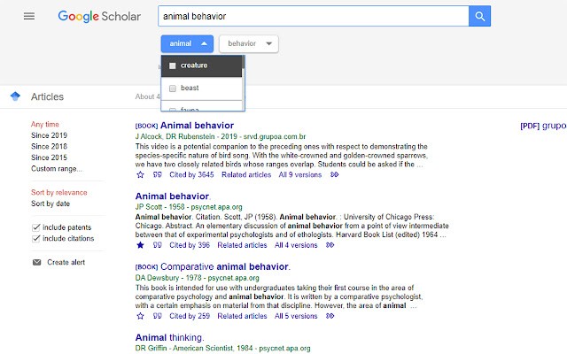 Google Scholar Plus谷歌学术 截图0