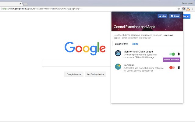 Extension manager for Chrome最新版 截图1