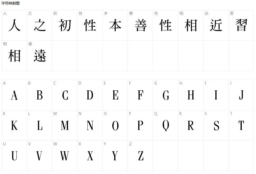 王汉宗粗明体简ttf 截图0