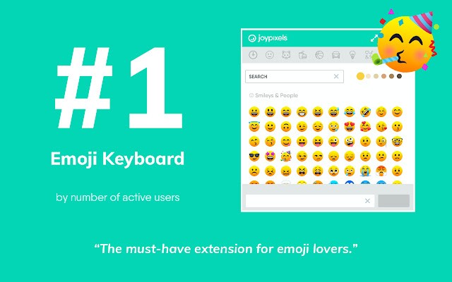 Emoji Keyboard by JoyPixels谷歌扩展 截图0