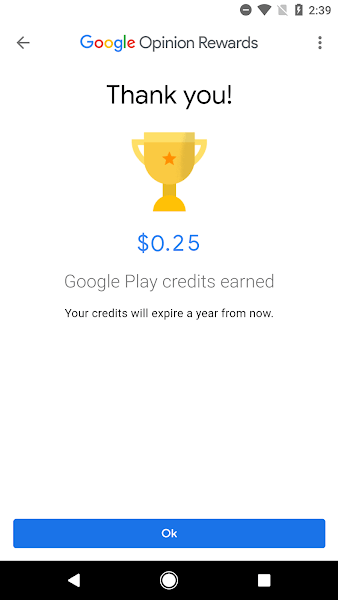 google opinion rewards apk