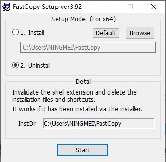 Fastcopy软件(最快的文件拷贝工具) 截图0