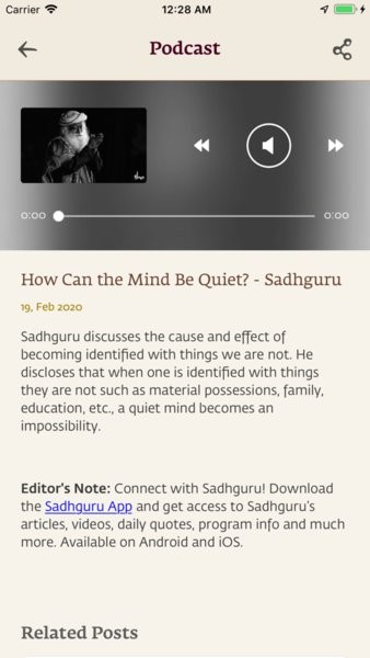 Sadhguru冥想 截图2