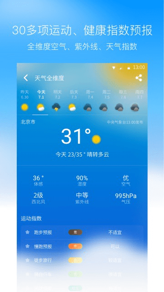 奈斯天气app v1.1.7 安卓版1