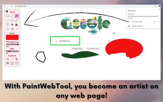 paint tool for web谷歌版
