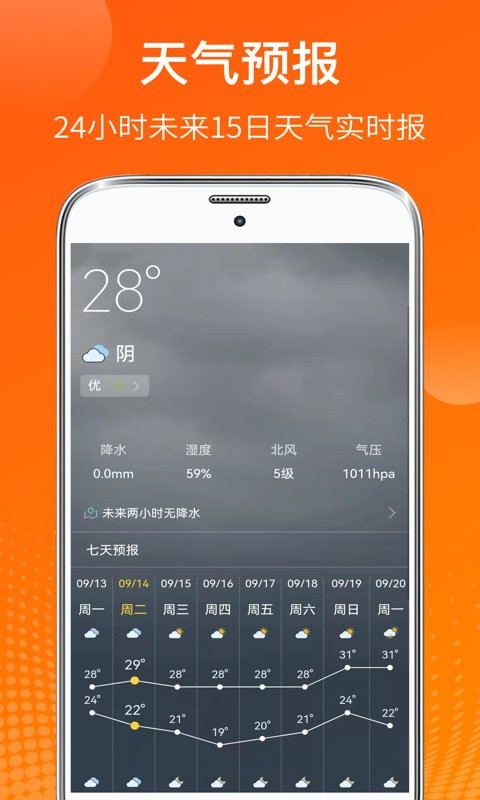 天气温度计app v3.1.4 安卓版0